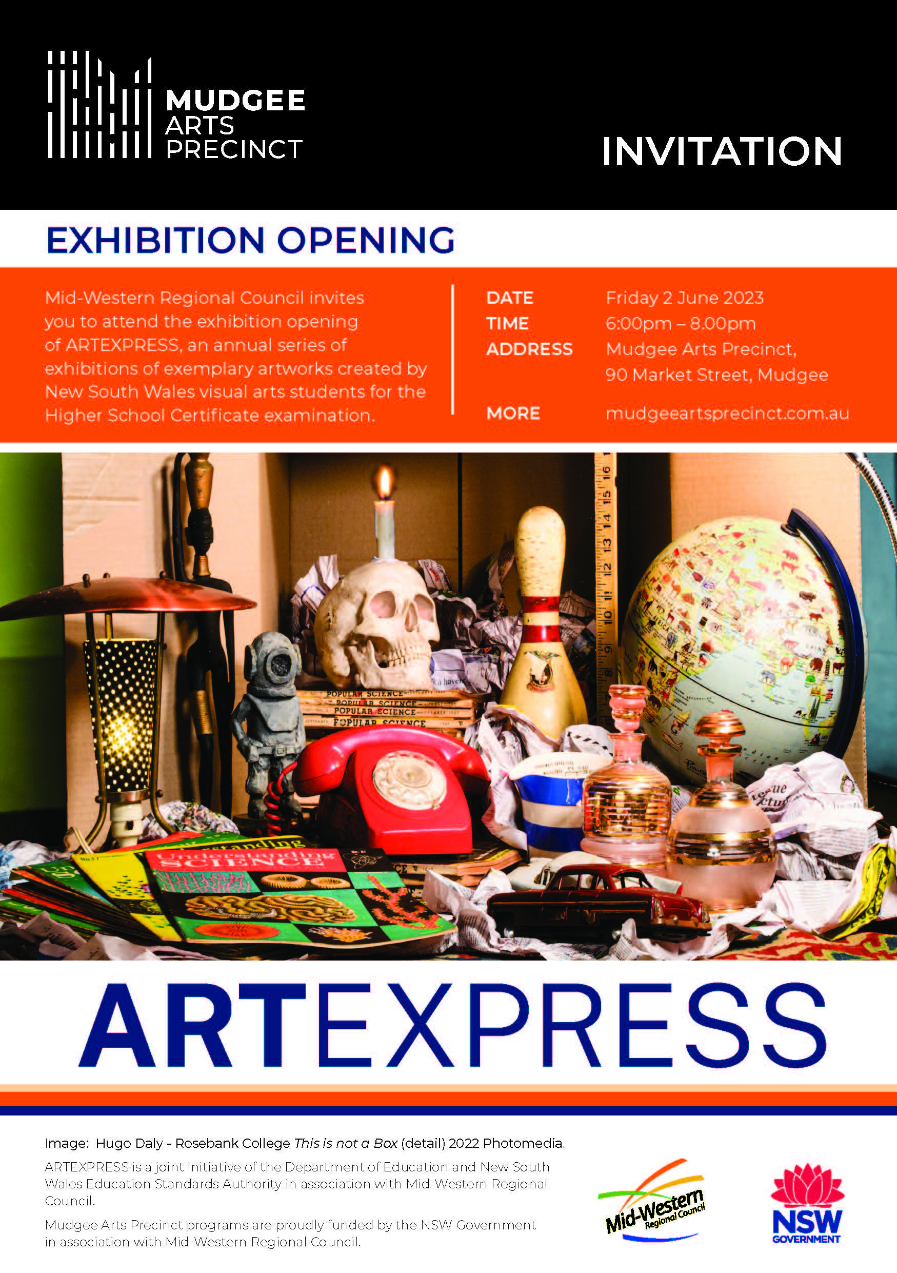 Invitation ARTEXPRESS Opening Mudgee Arts Precinct.jpg